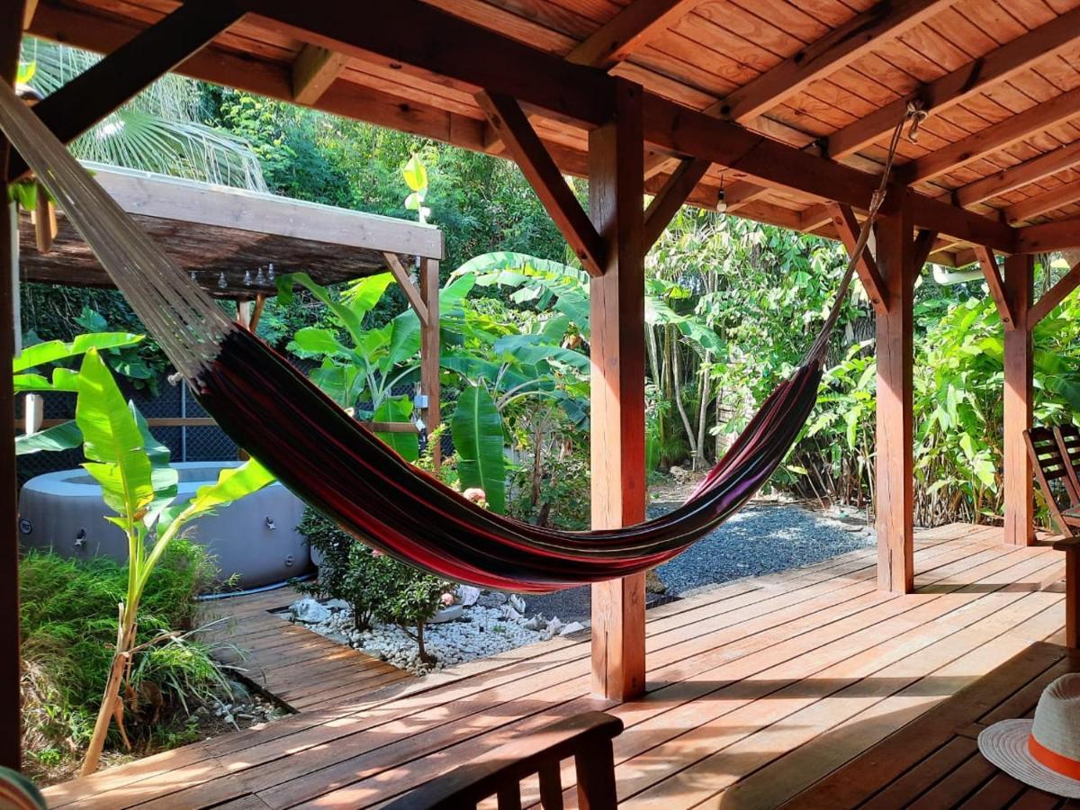 Kaz Creole Aventure Tropicale Insolite, Fibre, Jardin Et Jacuzzi Prives Saint-Francois  Dış mekan fotoğraf