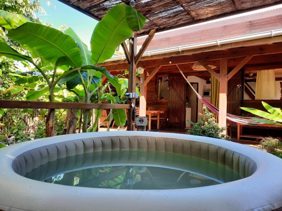 Kaz Creole Aventure Tropicale Insolite, Fibre, Jardin Et Jacuzzi Prives Saint-Francois  Dış mekan fotoğraf