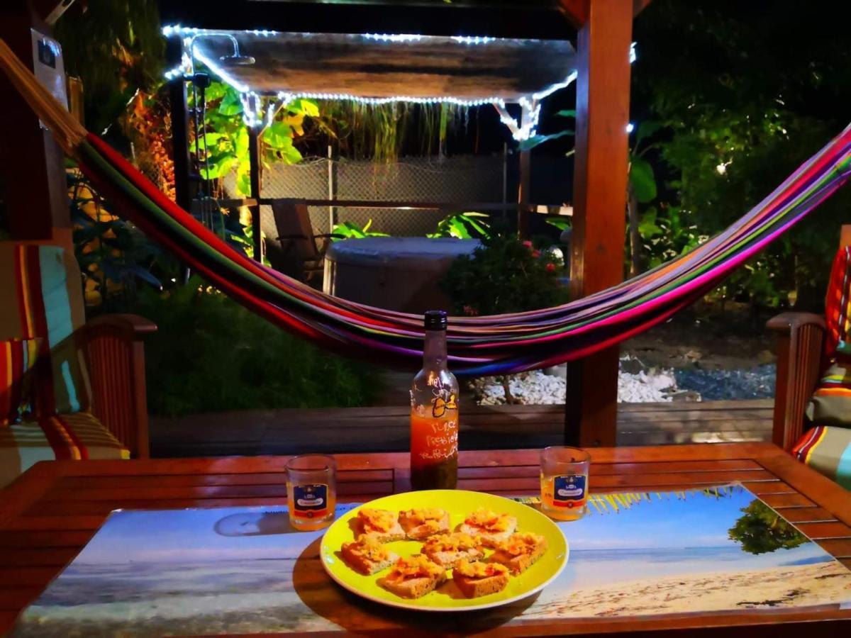 Kaz Creole Aventure Tropicale Insolite, Fibre, Jardin Et Jacuzzi Prives Saint-Francois  Dış mekan fotoğraf