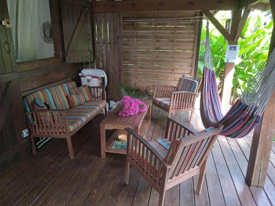 Kaz Creole Aventure Tropicale Insolite, Fibre, Jardin Et Jacuzzi Prives Saint-Francois  Dış mekan fotoğraf