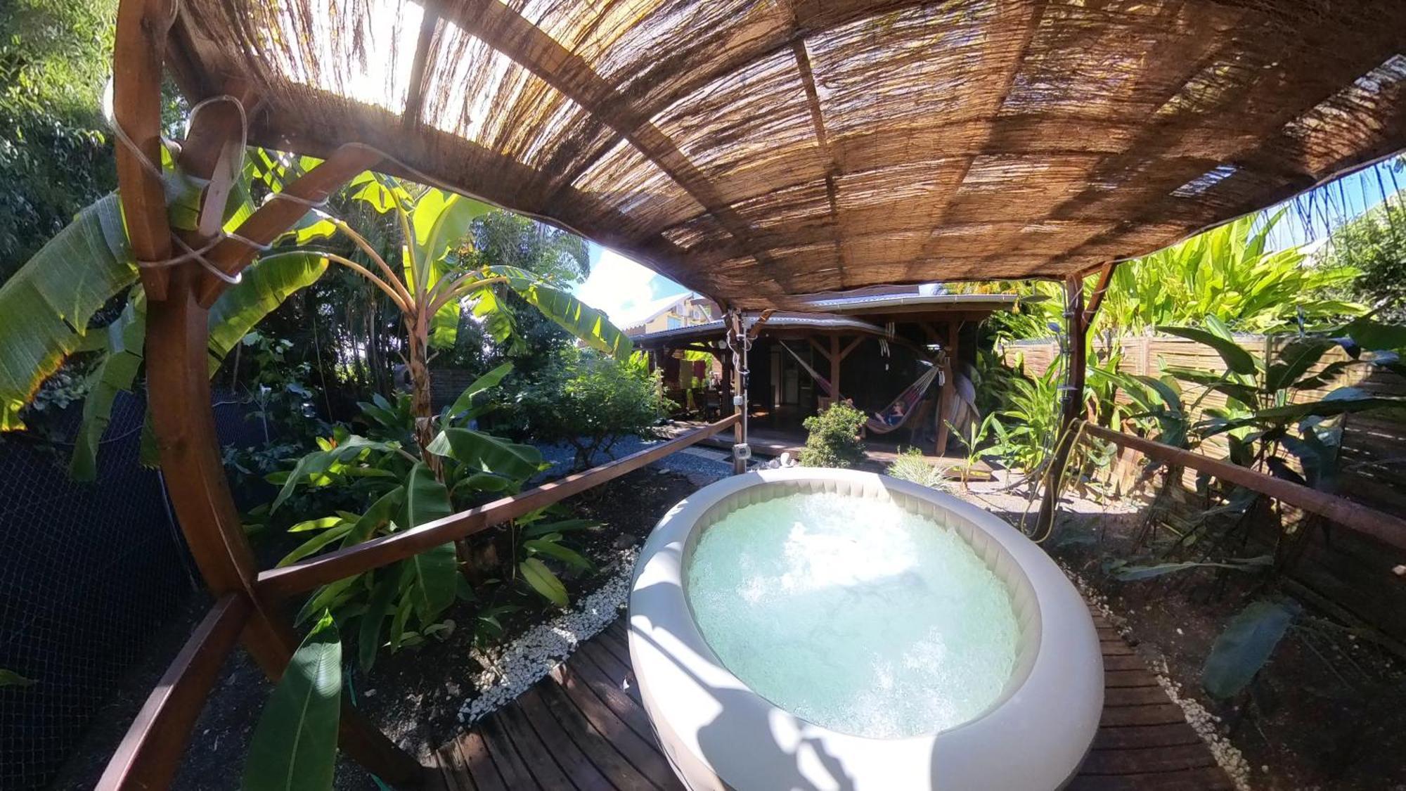 Kaz Creole Aventure Tropicale Insolite, Fibre, Jardin Et Jacuzzi Prives Saint-Francois  Dış mekan fotoğraf