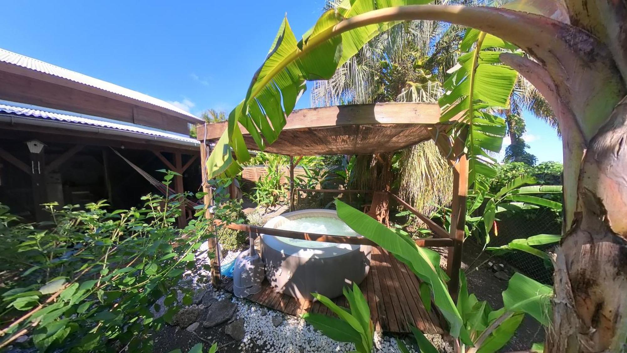 Kaz Creole Aventure Tropicale Insolite, Fibre, Jardin Et Jacuzzi Prives Saint-Francois  Dış mekan fotoğraf