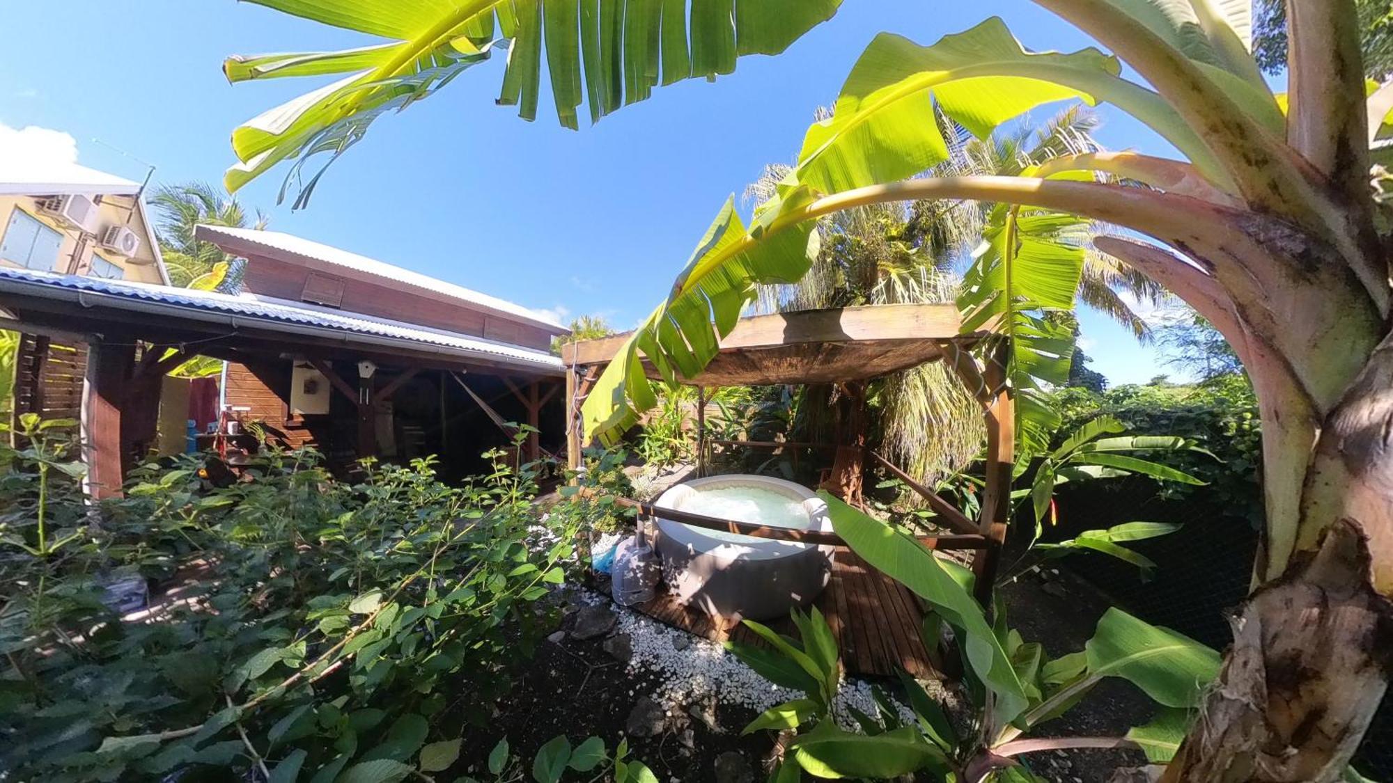 Kaz Creole Aventure Tropicale Insolite, Fibre, Jardin Et Jacuzzi Prives Saint-Francois  Dış mekan fotoğraf