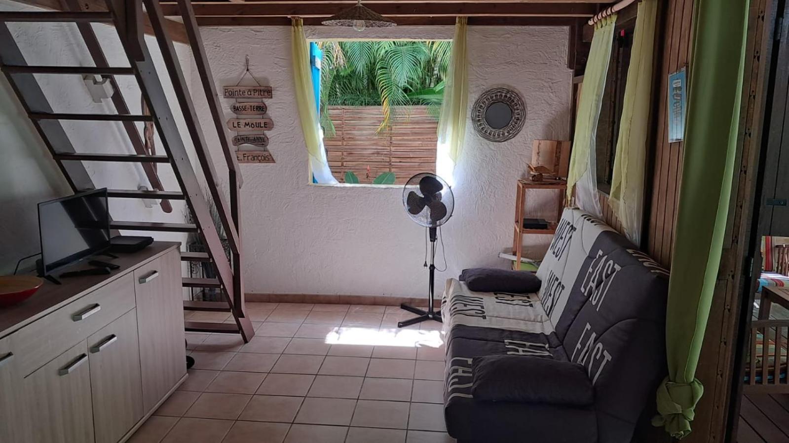 Kaz Creole Aventure Tropicale Insolite, Fibre, Jardin Et Jacuzzi Prives Saint-Francois  Dış mekan fotoğraf
